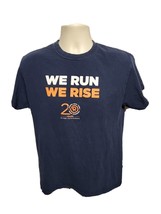 Rising New York Road Runners We Run &amp; Rise 20 Years Adult Medium Blue TS... - $14.85