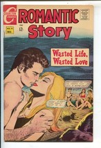 Romantic Story #91 1967- Charlton-beach scene cover-shark story-VF - $90.21