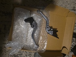 Kawasaki Ninja 250R 2008-2012,CNC levers set long silver &amp; chrome,F25/K25 - $34.65