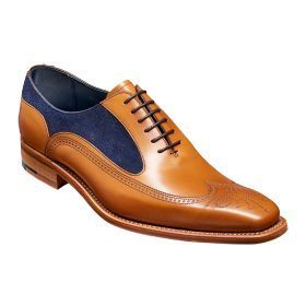 New Handmade men Calf Leather oxford shoes, Men spectator shoes