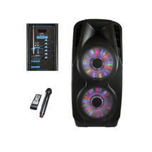 beFree Sound 2x&#39;s 12 Inch Woofer Portable Bluetooth Powered PA Speaker - £141.87 GBP