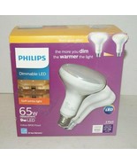 Philips 65-Watt Equivalent BR30 Dimmable LED Flood Soft White (3-Pack) - $34.71 CAD