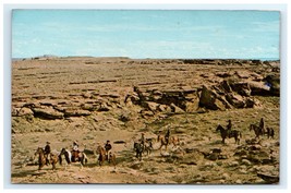 Vintage Horseback Badlands Bandolero Movie Scene Bracketville TX Postcard - $110.90 MXN