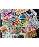 STAMPS on STAMPS!  20 used worldwide stamps per packet. No Duplicates! - $2.99