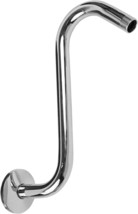 10 Inch Chrome Shower Pipe Extension, S-Shaped Shower Head Riser Extensi... - £35.94 GBP