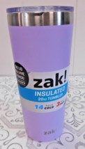 NEW Zak! Designs 20oz Double Wall Stainless Steel Latah Tumbler -Light purple - £8.10 GBP