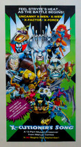 Vintage 1992 X-Men promo poster 1:Wolverine,Gambit,Rogue,X-Factor,X-Forc... - $34.84