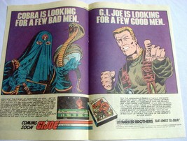 1983 Color Ad Parker Brothers GI Joe Cobra Strike Video Game - £6.26 GBP