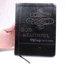 God Is Faithful My Daily Devotional 2014 Thomas Nelson Black Faux Leather SC - £9.15 GBP