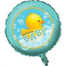 Ducky Bubble Bath Baby Shower Balloon - $2.22