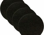 4 Pack Activated Charcoal Filter For Kitchen Compost Bin | 5 Inch Activa... - $18.99