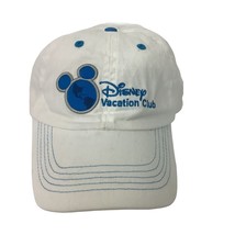 Disney Vacation Club Member White Blue Mickey Mouse Baseball Cap Adjustable - £8.87 GBP