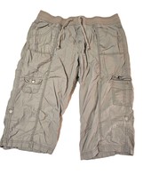 Style &amp; Co Dawstring Solid Cargo Short Size 14 - £14.15 GBP