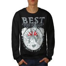 Wellcoda Best Fisherman Vintage Mens Sweatshirt, Deep Casual Pullover Jumper - £24.26 GBP+