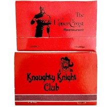Knaughty Knight Club Hotel Vintage Matchbook Sheraton Unstruck Lot Of 2 ... - £31.61 GBP