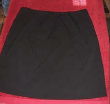 Laundry by Shelli Segal Black Polyester Knee Length Skirt Misses Size 12 - £15.47 GBP