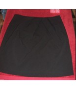 Laundry by Shelli Segal Black Polyester Knee Length Skirt Misses Size 12 - £15.76 GBP