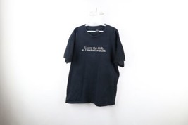 Vtg Y2K 2003 Sikworld Mens XL I Have The Dick So I Make the Rules T-Shirt USA - £62.28 GBP