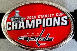 Washington C API Tals 2018 Stanley Cup Champions Epoxy Photo Buckle - New! - £13.41 GBP