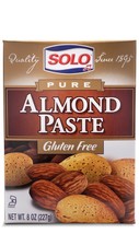 Solo Premium  Almond Paste Gluten Free , 8-Ounce Packages - £7.07 GBP