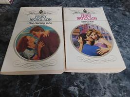 Harlequin Presents Peggy Nicholson lot of 2 Contemporary Romance Paperbacks - £1.91 GBP