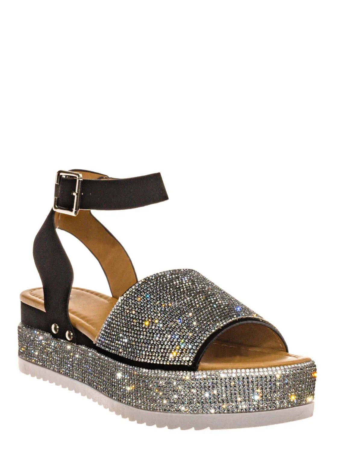 New Fashion Rhinestones Wedge Sandals Women Summer High Heels Platform Shoes Wom - £31.35 GBP