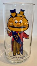 McDonalds 1977 Collector Series Drinking Glass ~ MAYOR MCCHEESE ~ Collectible! - £6.23 GBP