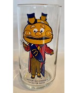 McDonalds 1977 Collector Series Drinking Glass ~ MAYOR MCCHEESE ~ Collec... - £6.24 GBP