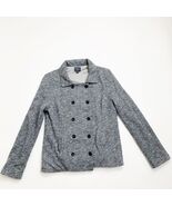 Market &amp; Spruce Double Breasted Knit Jacket Size Large Lightweight Sprin... - €6,73 EUR