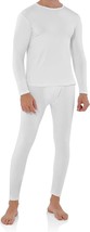 WEERTI White Thermal Underwear Men&#39;s Base Layer Set Long Johns Hiking Sk... - $38.56