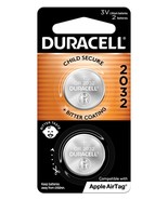 2 Pack Duracell CR2032 Lithium Battery 3 Volt DL2032 (fits apple air tag) - £4.02 GBP