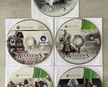 Lot of 5 Assassin’s Creed Games for Microsoft Xbox 360 – Discs Only - $15.79