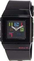 Casio Baby-G BGA200PD-1B Black Dial Plastic Strap Ladies Watch - £112.64 GBP