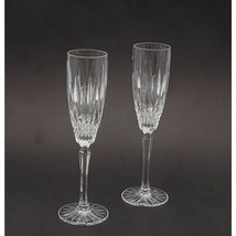 Vtg Set of 2 Mikasa Old Dublin Crystal Fluted Campagne glasses Discontinued - $761.32 MXN