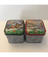 2 NEW Thomas Kinkade 60 Piece Mini Puzzle Tins #9 &amp; #10 - $16.36 CAD