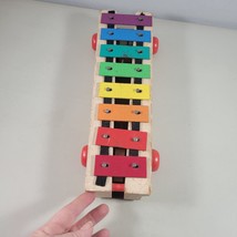 Vintage 1985 Fisher Price Xylophone Pull Along Music Toy No Hammer No String - £8.65 GBP