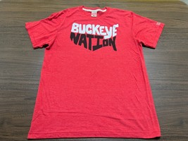 Ohio State Buckeyes &quot;Buckeye Nation&quot; Men&#39;s Red T-Shirt - Homage - Large - £13.38 GBP