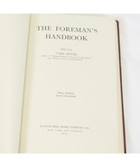 Foreman&#39;s Handbook Carl Heyel 1943 First Edition Hardcover 8&quot; x 5&quot; x .5&quot; - £16.99 GBP