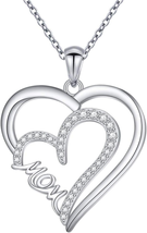 Mothers Day Gift for Mom Wife, 925 Sterling Silver Mother and Child Lab ... - £34.43 GBP