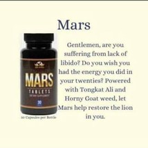Mars Dietary Supplement - 30 Tablets. Health boost for men. - $86.23