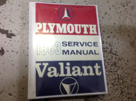 1963 Plymouth Valiant Service Shop Repair Manual Brand New Factory Reprint - £55.16 GBP