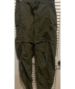 REI Pants Shorts Women&#39;s 8 UPF 50 Zip Off Hems Belt Gray Cargo Style Con... - $27.06 CAD