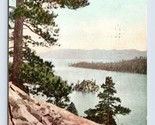 Emerald Bay Fanette Island Lake Tahoe California CA DB Postcard P13 - $4.90