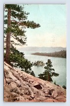 Emerald Bay Fanette Island Lake Tahoe California CA DB Postcard P13 - £3.90 GBP