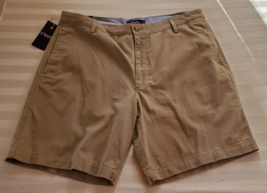 NWT Chaps Hudson Tan Cotton Shorts Mens Size 38 - £19.45 GBP