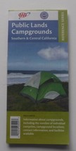 AAA Reference Series Folding Road Map Southern &amp; Central California Camp... - $7.69