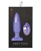 Nu Sensuelle Andii Vertical Roller Motion Butt Plug - Ultra Violet - £96.22 GBP