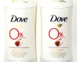 2 Sticks Dove 48h Odor Protection Pomegranate Lemon Verbena Scent 2.6 Oz. - £23.59 GBP