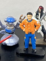 Disney Star Tours Miniature Figurines Attendant Trooper Stitch RX-24 Rex Wars - £8.99 GBP