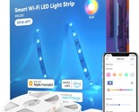 Smart Led Strip Lights For Bedroom, Living Room, And Kitchen With Apple ... - £41.02 GBP
